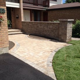 Interlock Front Steps and Walkway