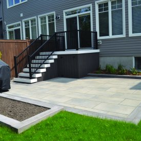 Backyard Patio with Composite Deck